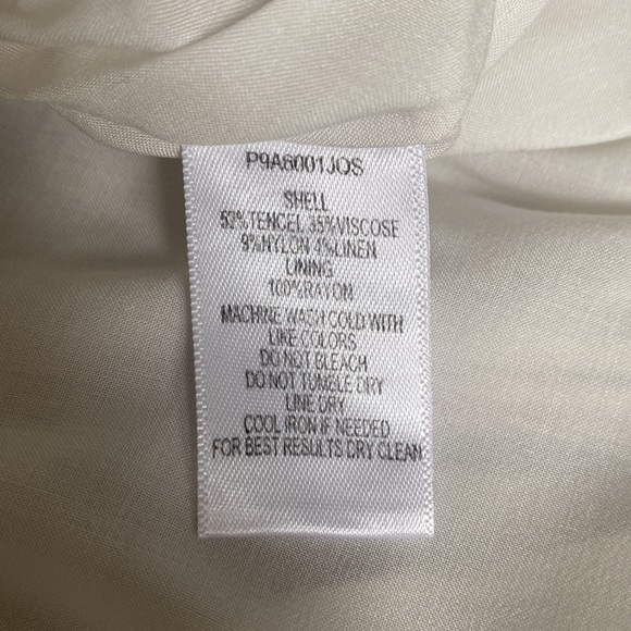 Parker Short Linen Striped Dress - Picture 7 of 9